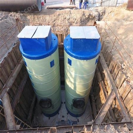 玻璃钢泵站 一体式提升泵成套设备 加强型预制排污泵 支持定制
