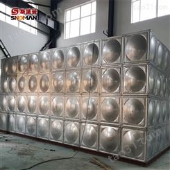 大量批发玻璃钢水箱 304装配式不锈钢水箱 地埋镀锌水箱 支持定制
