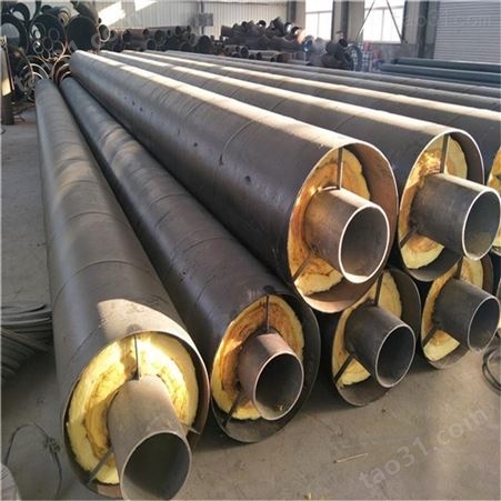 DN200直埋钢套钢保温钢管 钢套钢保温钢管厂家 洲际管道生产