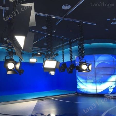 耀诺演播室灯光安装 虚拟演播室设计 舞台灯光工程