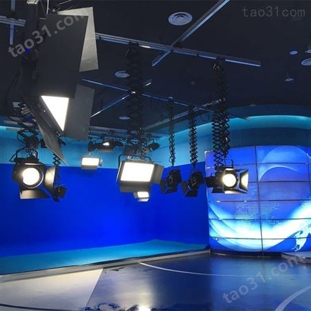 演播室设计 电视台演播厅设计 耀诺实业专注于演播厅建设