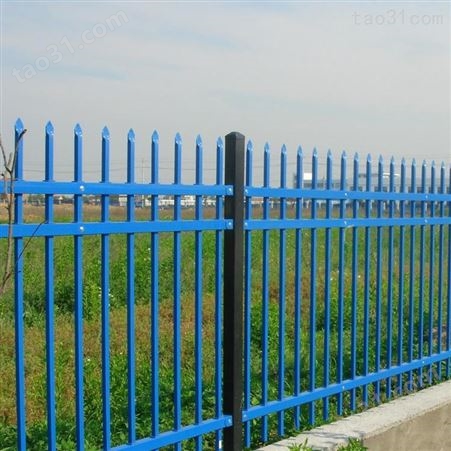 冀林厂家生产 济宁锌钢围栏 围墙护栏 锌钢草坪护栏 锌钢隔离栅