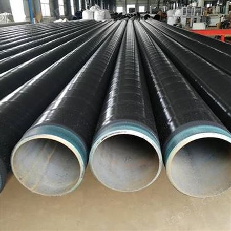 环氧沥青煤防腐钢管 级三层聚乙烯防腐螺旋管