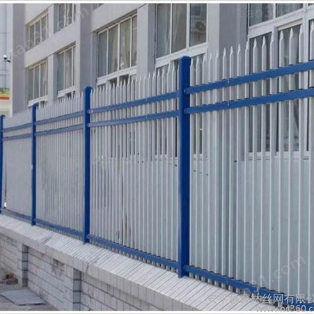 可定制 南充锌钢围栏 双横杠护栏 园林锌钢围栏 锌钢护栏型材 低价现货
