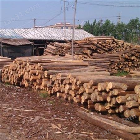 无锡杉木桩批发 无锡杉木桩销售 胜洁木业