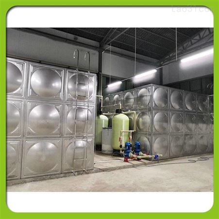 耐酸碱拼接水箱 玻璃钢组合式消防水箱 矩形SMC水箱 厂家定制直销
