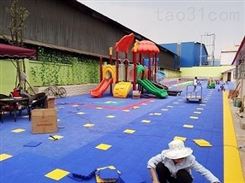 云南悬浮地垫 幼儿园学校操场 户外加厚运动拼装地板 塑料地板篮球场地垫