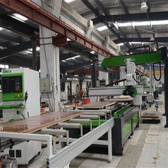 速霸多功能数控木门铣边机 木门自动化规方锯 生态门生产设备CNC加工