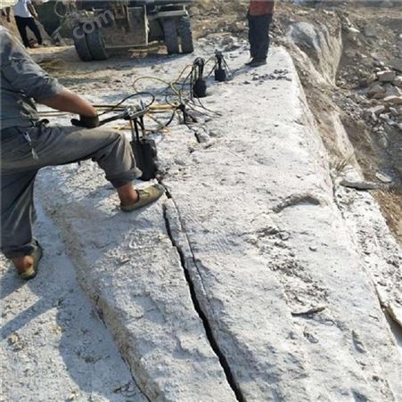 地基开挖镁石岩石胀石机的用途