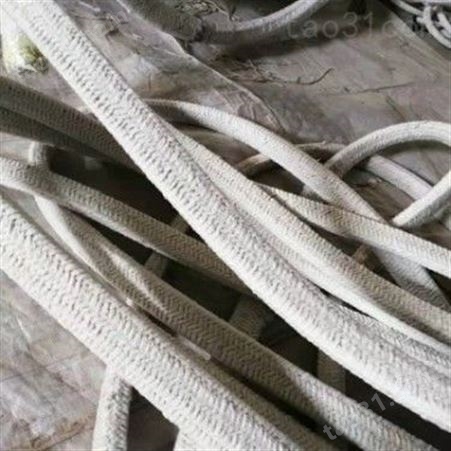鑫弘大量供应耐高温陶瓷纤维盘根 炉门陶瓷纤维圆绳 生产厂家