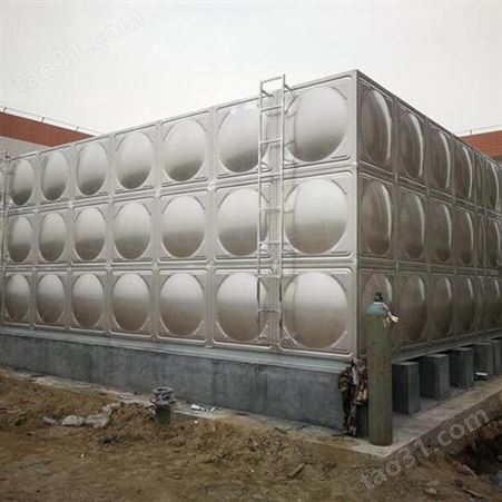 拼装组合方形不锈钢水箱 20吨消防储水设备 专用饮水储水塔蓄水池
