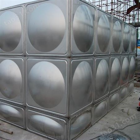 订做304方形不锈钢水箱 现场拼接 支持组装按需定制