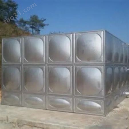 拼装组合方形不锈钢水箱 20吨消防储水设备 专用饮水储水塔蓄水池