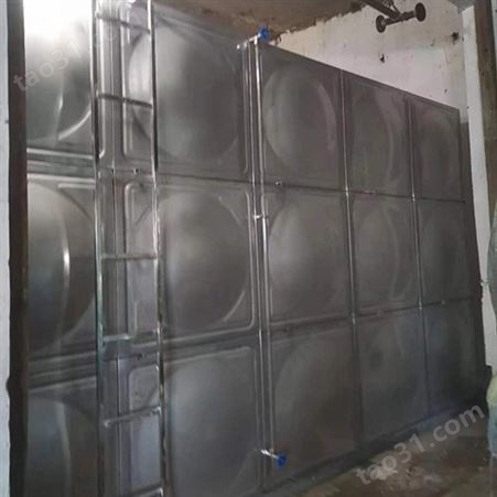 不锈钢浴池专用储水设备 白钢水箱 双层保温牛奶罐 测量安装