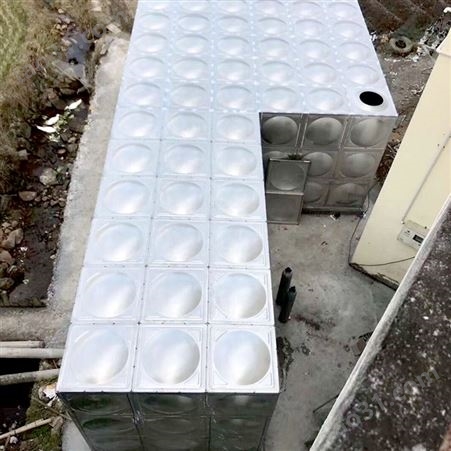 厂家供应 不锈消防水箱 方形 拼装组合冲压板 304不锈钢材质水箱 可以定制