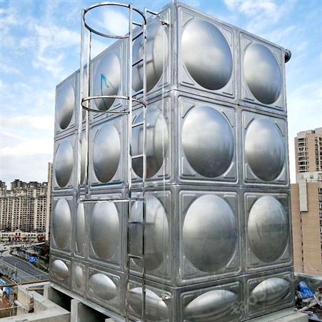 中胜 不锈钢水箱 拼装板组合水箱冲压板 可定制 不锈钢组合水箱 立式消防水箱