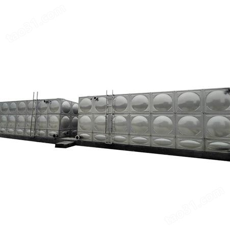 中胜 不锈钢方形水箱 可定制 泡沫压模板组合 不锈钢 卧式保温水箱