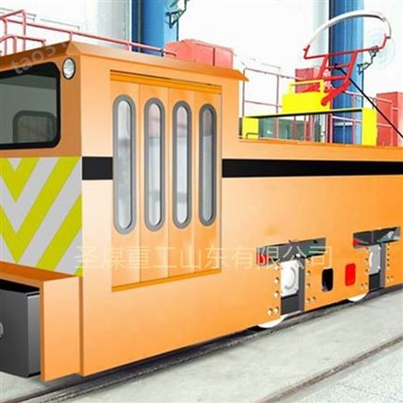 14吨架线式电机车 架线式电机车外形尺寸小 矿用电机车