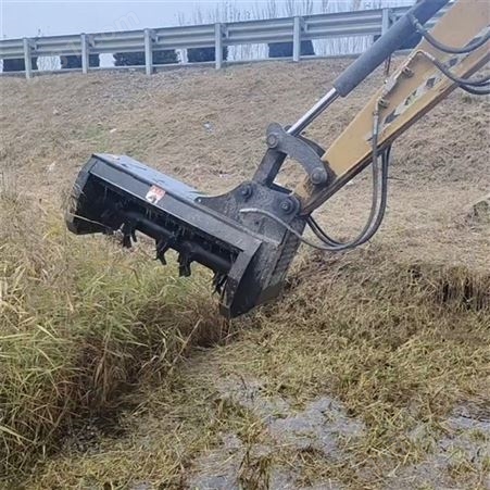 微挖用的割草机 茶园管理多功能除草机 粉碎能力高
