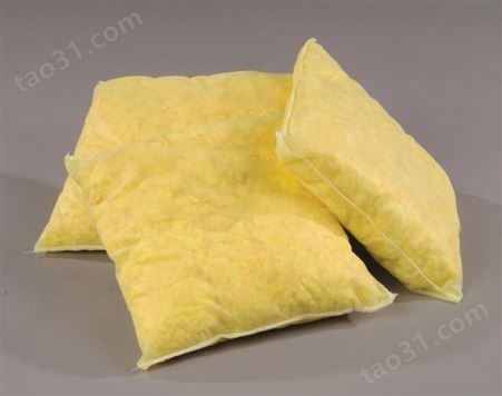黄色吸液棉枕 ENP-40HPIL1010，ENP-16HPIL1818 吸附棉 吸油棉