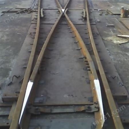 圣亚煤机 火车盾构道岔价格 道岔生产厂家