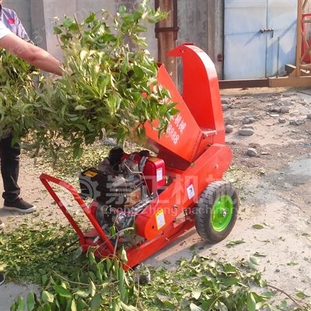 木材杂料轻便果园粉碎机 多功能树枝加工设备价格