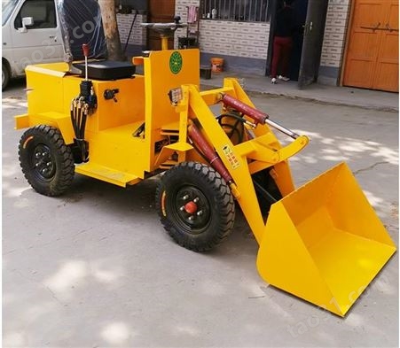 工地小型电动铲车 养殖场柴油推土机轮式抓木机 混凝土装载机