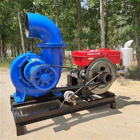 移动式柴油抽水机 拖拉机悬挂高扬程泵 电机款4寸抽粪泵