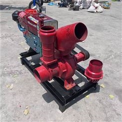 河道抽沙泵 汽油柴油高扬程泵 3寸轴传动高压泵