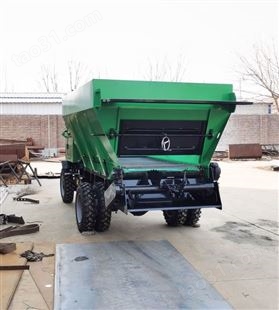 大型农田运输抛肥机 全自动自走式撒粪机械顺肥机