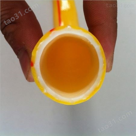 厂家供应 橘黄加厚花园水管 PVC水管 锦泰制造