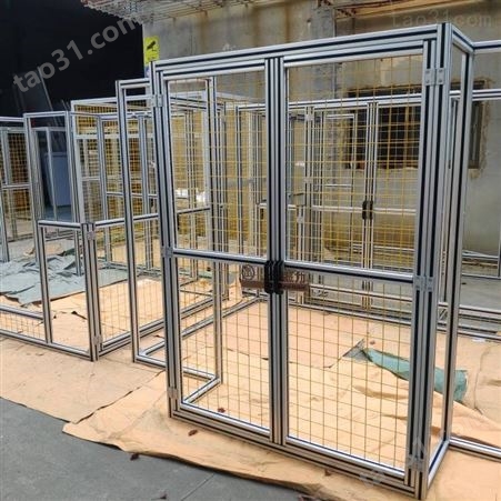 金华机器人围栏 防护仓库隔断安全围栏 无锡工厂可移动铁丝网栅栏