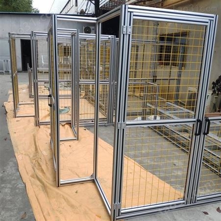 非标定制工业设备防护围栏 车间安全防护 嘉善铝型材围栏