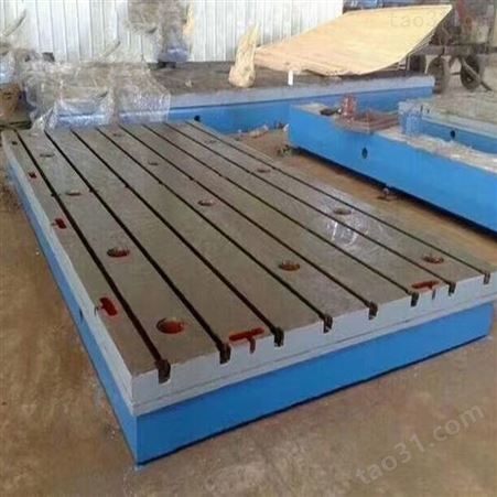 多孔带工装焊接平板 钳工用平板 加厚铸铁平板 春天机床