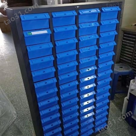 供应深圳48抽零件柜 防静电零件柜 防油性零件柜 零件存放铁皮柜