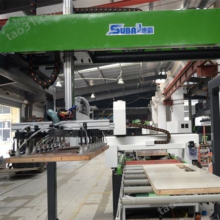 速霸多功能数控木门铣边机 木门自动化规方锯 生态门生产设备CNC加工