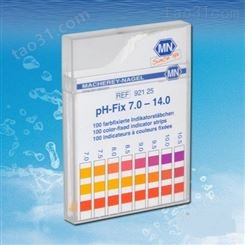 德国MN 92125pH-Fix 无渗漏测试条PH7-14 酸碱度检测试纸