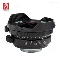 批发 SOCAX  8mm f3.8 鱼眼超广角 M43口微单镜头 适用于奥林巴斯松下 定焦镜头