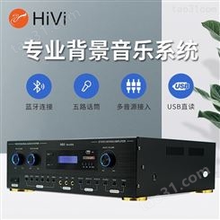 Hivi 惠威 HA-8300 合并式定阻功放 蓝牙带USB家用卡拉OK功放大器