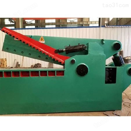 欧伟定制多功能液压鳄鱼剪 金属材料钢板剪切机 角铁废铁剪断设备