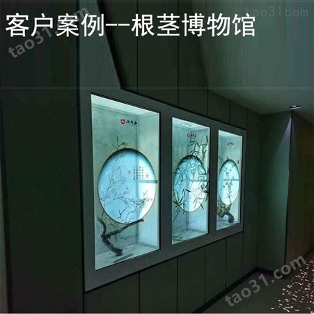 西藏透明屏触摸一体机陈列展示透明屏橱窗一体机达林塔驰*现货