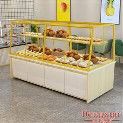 面包展示柜蛋糕中岛柜玻璃蛋糕模型柜商用烘培边柜烤漆面包柜定制